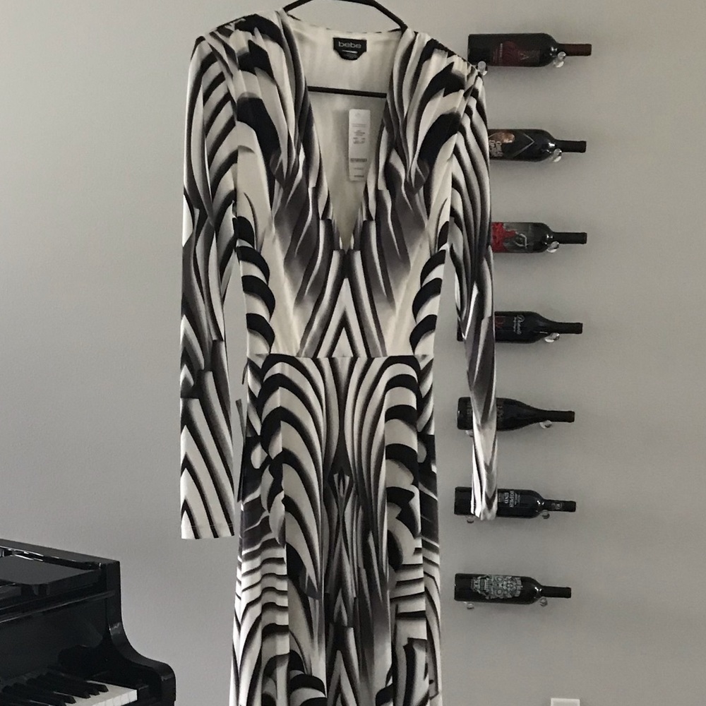 Bebe Deep V Gown